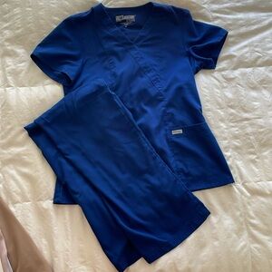 Grey’s Anatomy by Barco Navy Blue Scrub Set M